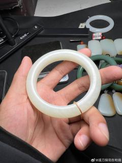 40【和田玉】白玉手镯